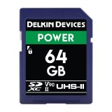 Delkin Devices 64GB POWER SDXC UHS-II (U3/V90) SDカード