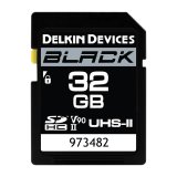 32GB BLACK SD UHS-II（U3/V90）メモリーカード