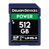 Delkin Devices 512GB POWER SDXC UHS-II (U3/V90) SDカード