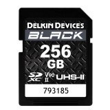 256GB BLACK SDXC UHS-II（U3/V90）メモリーカード