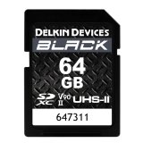 64GB BLACK SDXC UHS-II（U3/V90）メモリーカード