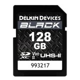 128GB BLACK SDXC UHS-II（U3/V90）メモリーカード