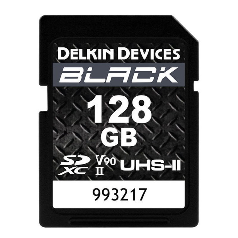 画像1: 128GB BLACK SDXC UHS-II（U3/V90）メモリーカード
