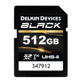 512GB BLACK SDXC UHS-II（U3/V90）メモリーカード