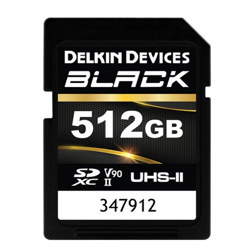 画像1: 512GB BLACK SDXC UHS-II（U3/V90）メモリーカード