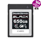 Delkin 650GB BLACK G4 CFexpress Type B メモリーカード