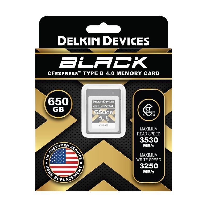 画像2: Delkin 650GB BLACK 4.0 CFexpress Type B メモリーカード