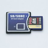 DELKIN SDHC PROカード Class6 4GB ＋ SDHC/CF変換アダプタ セット