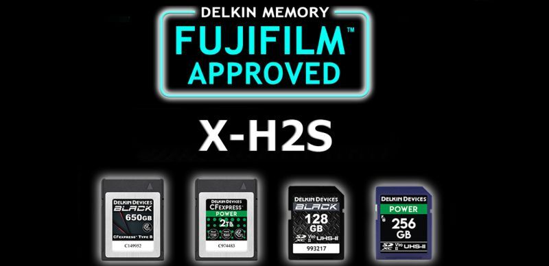 富士フィルム　X-H2S認定メモリーカード