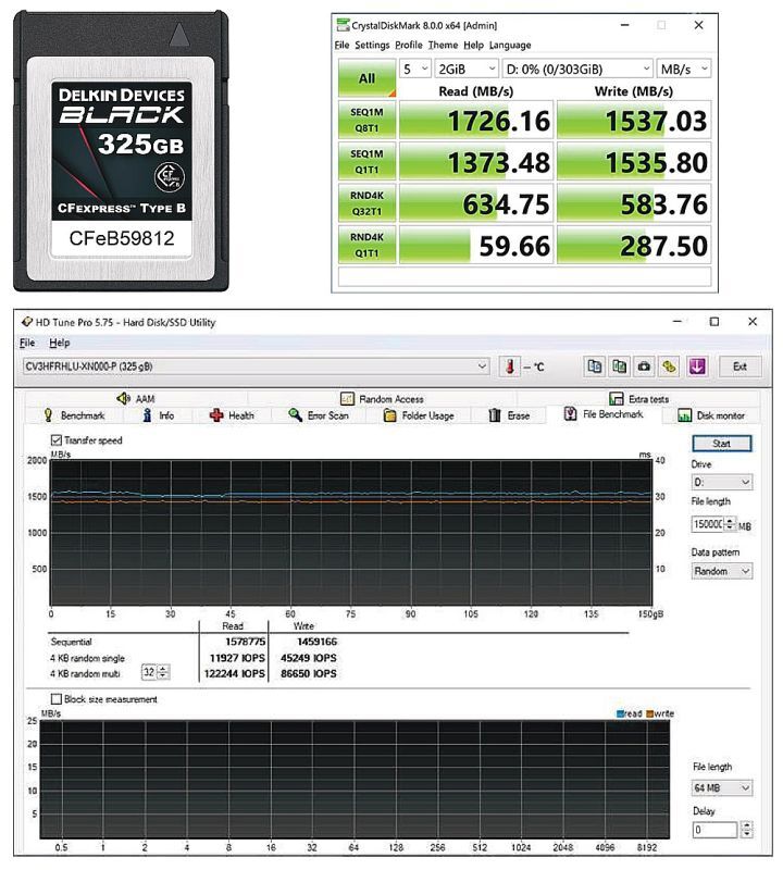 325GB BLACK CFexpress typeBの実力