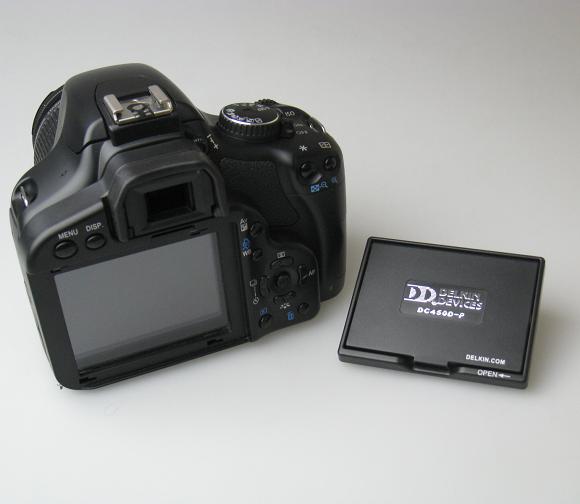 液晶シェードフレームがカメラの液晶モニターを保護