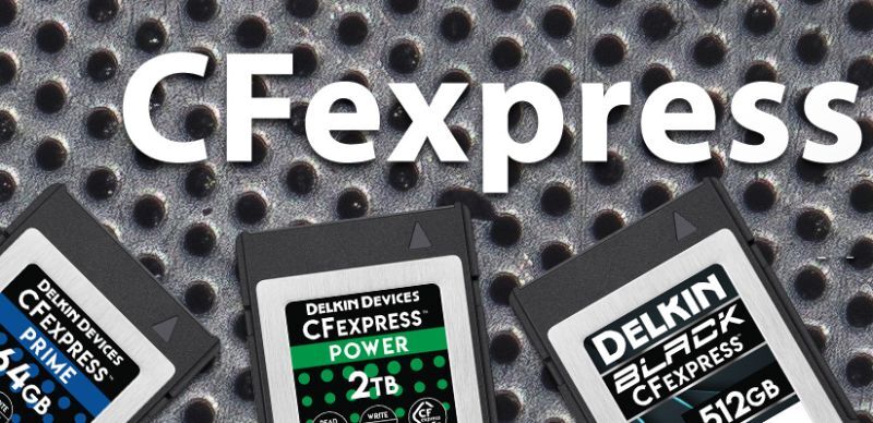 Delkin CFexpressカードのラインナップ