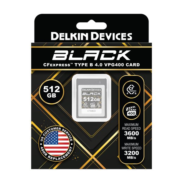 画像2: Delkin 512GB BLACK 4.0 CFexpress Type B VPG400 メモリーカード (2)