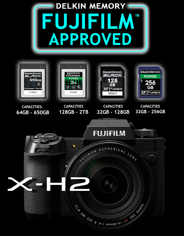FujiFilm X-H2/X-H2S 認定CFexpress Type B/SDカード