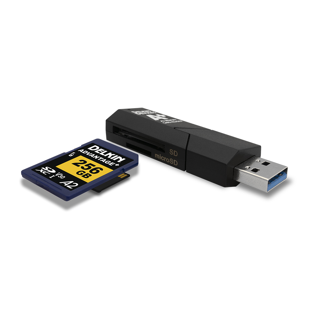 USB 3.1 SD & microSD A2 カードリーダ Read 170MB/s USB/PC card